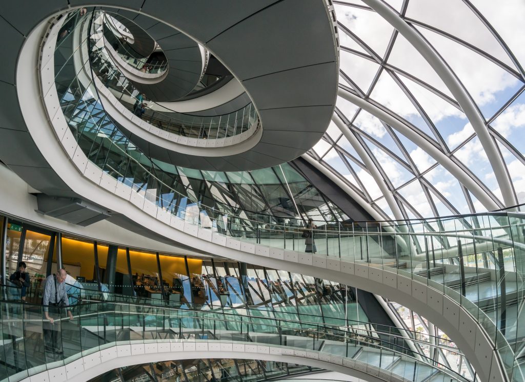 The interior of London City Hall