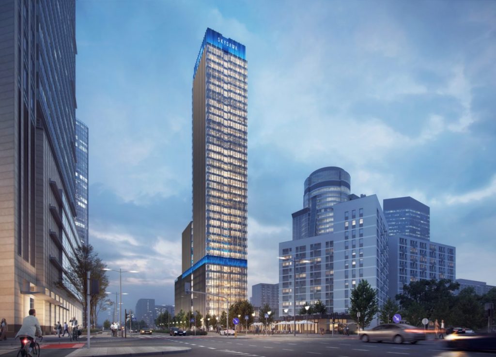 SKY SAWA WILL CONSIST OF TWO PARTS: A BUILDING OF 9 FLOORS AND BUILDING B THAT WILL REACH 155 METERS. 