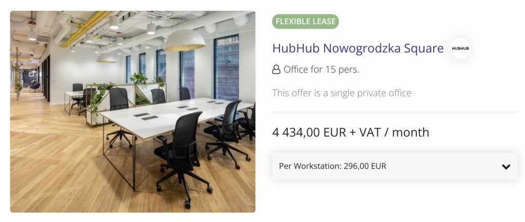 HubHub Nowogrodzka Square, Warsaw, Poland