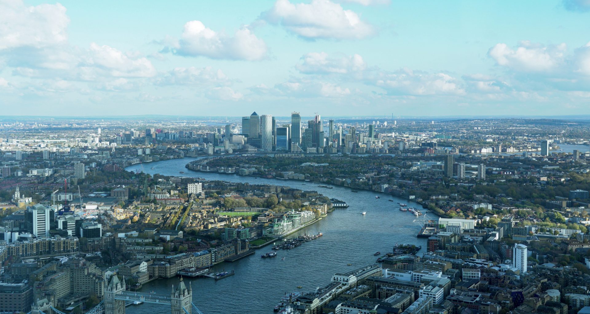 Panorama of London, UK