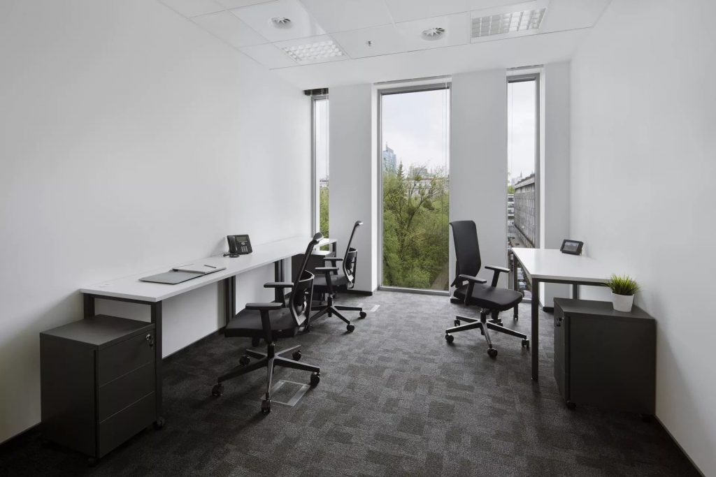 Interior of offices in City Space Plac Unii, Ul. Puławska 2,Mokotów,Warsaw