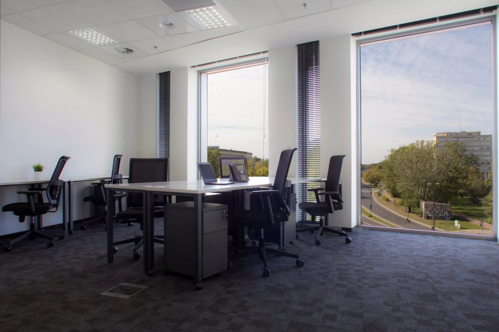 Interior of offices in City Space Plac Unii, Ul. Puławska 2,Mokotów,Warsaw