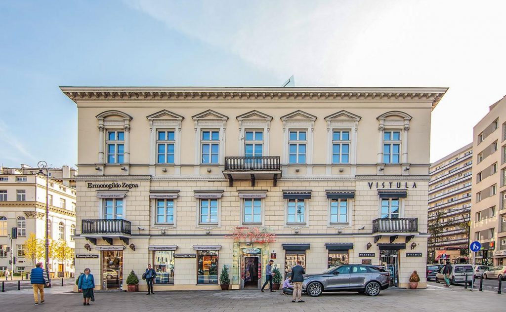 Outside view of Dom Dochodowy, Plac Trzech Krzyży 3, Śródmieście, Warszawa